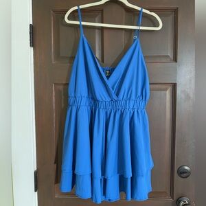 SHEIN Blue Romper/ Jumpsuit - Size (16)/2XL